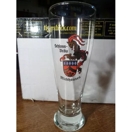 1 VERRE SCHLOSS-BRAU 50CL HT 22.70CM