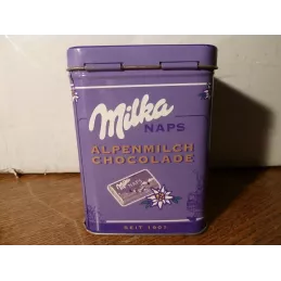 BOITE MILKA  8.80CM X8.80CM  HT 11.70CM