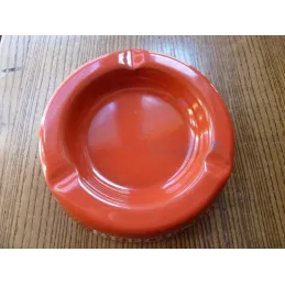 CENDRIER  BERGENBIER EN EMAIL DIAMETRE 14.20CM