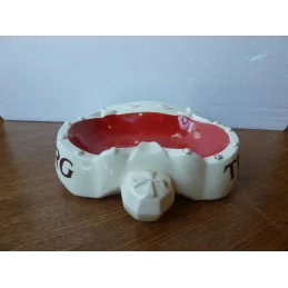 CENDRIER  TUBORG 20CM X20CM