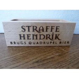 PORTE SOUS BOCK STRAFFE HENDRIK EN BOIS 12CM X6CM X4.50CM
