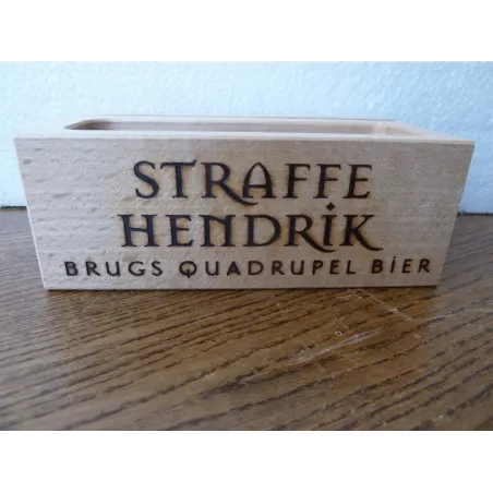 PORTE SOUS BOCK STRAFFE HENDRIK EN BOIS 12CM X6CM X4.50CM