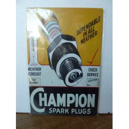 TOLE BOUGIE CHAMPION  30CM X20CM