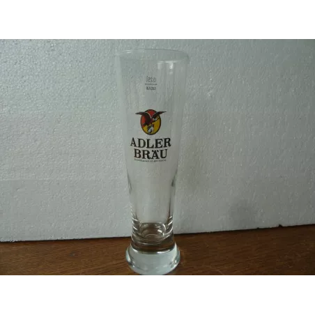 1 VERRE ADLER-BRAU 25CL HT 20.70CM