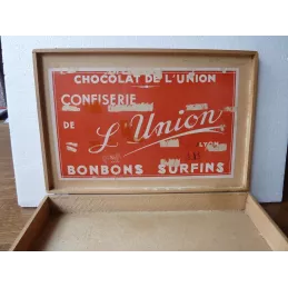 BOITE CHOCOLAT DE L'UNION  36CM X24CM X5CM