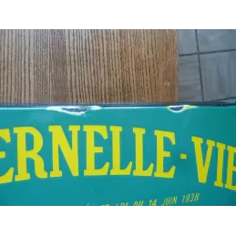 PLAQUE EMAILLEE LA PATERNELLE -VIE  48.50CM X38CM