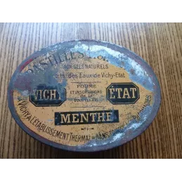 BOITE PASTILLES AUX SELS NATURELS DE VICHY-ETAT 10CM X7.40CMX4.20CM