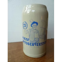 CHOPE GRES 1 LITRE 25em WIEZE OKTOBERFEESTEN HT 19.50CM