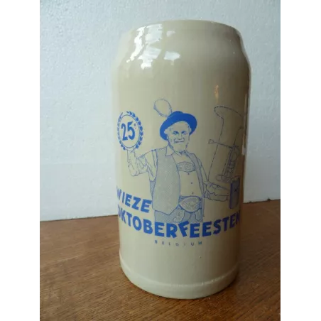 CHOPE GRES 1 LITRE 25em WIEZE OKTOBERFEESTEN HT 19.50CM