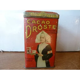 BOITE CACAO DROSTE 500GR  8.80CM X8.80CM HT 14.60CM