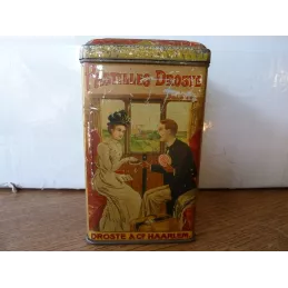 BOITE CACAO DROSTE 500GR  8.80CM X8.80CM HT 14.60CM