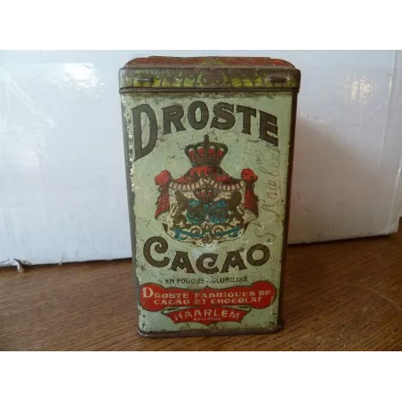 BOITE CACAO DROSTE 500GR  8.80CM X8.80CM HT 14.60CM