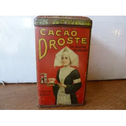 BOITE CACAO DROSTE 500GR  8.80CM X8.80CM HT 14.60CM