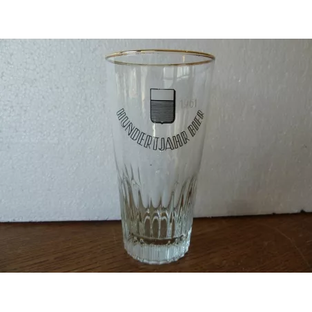 VERRE  HUNDERT JAHR BIER 25CL HT 14.20CM