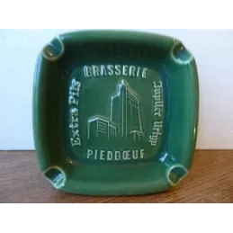 CENDRIER BRASSERIE PIEDBOEUF 19CM X19CM