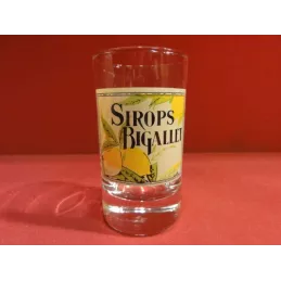 6 VERRES  SIROP BIGALLET  HT 10 CM