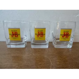 3 VERRES  J&B HT 8.80CM