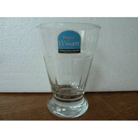 1 VERRE  BLANCHE DE WISSANT  25/30CL HT.13.30CM  FRANCAIS