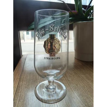 1 VERRE  PILS SCHUTZ 25CL HT 15.30CM