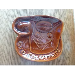 CENDRIER  CAFE RAS D'AMHARA 15.50CM X13.80CM