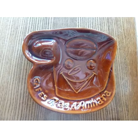 CENDRIER  CAFE RAS D'AMHARA 15.50CM X13.80CM