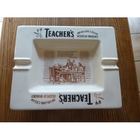 CENDRIER  TEACHER'S  SCOTCH WHISKY 18.80CM X15.30CM