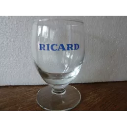 1 VERRE MOMIE RICARD  ECRITURE GRASSE  SANS TRAIT DE DOSE HT 8.50CM
