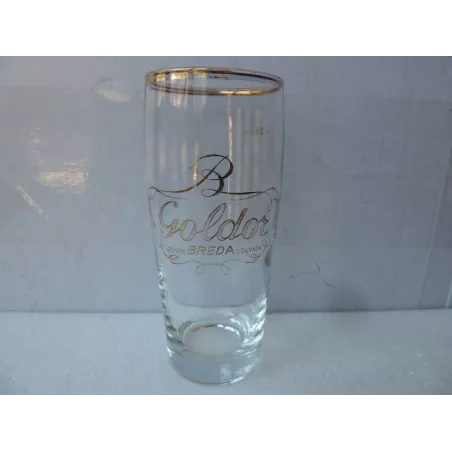 1 VERRE  GOLDOR   BREDA  25CL HT 14CM