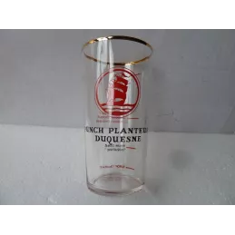 6 VERRES RHUM DUQUESNE  HT 12CM