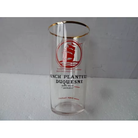 6 VERRES RHUM DUQUESNE  HT 12CM