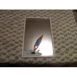 MIROIR  PLANCHE A VOILE  47.50CM X 32CM