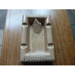 CENDRIER  COGNAC PRUNIER 18CM X11.50CM