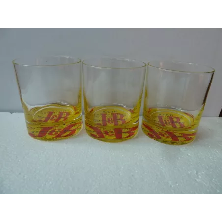 3 VERRES J&B 25CL HT 9.40CM