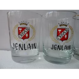 3 VERRES  JENLAIN 25CL DIFFERENTS HT 10CM