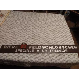 ENSEIGNE BIERE FELDSCHLOSSCHEN  EN BOIS  1M39X15CMX1.50CM