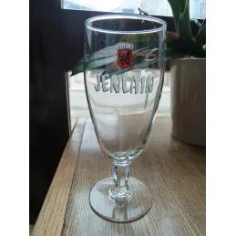 1 VERRE  BIERE  JENLAIN 25CL HT 17.70CM