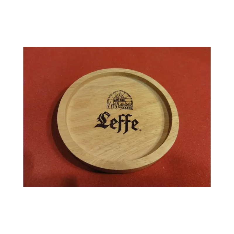 1 SOUS VERRE LEFFE EN BOIS