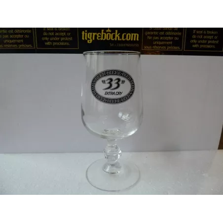 1 VERRE EXTRA - DRY "33" 25CL HT.16CM