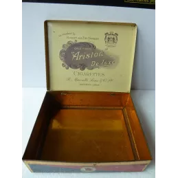 BOITE CIGARETTES ARISTON DE LUXE 14.50CM X11.50CM X4.20CM