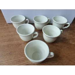 6 TASSES A CAFE  EN PORCELAINE 8CL