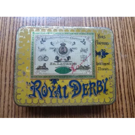 BOITE  ED LAURENS ROYAL DERBY  9.50CM X7.50CM