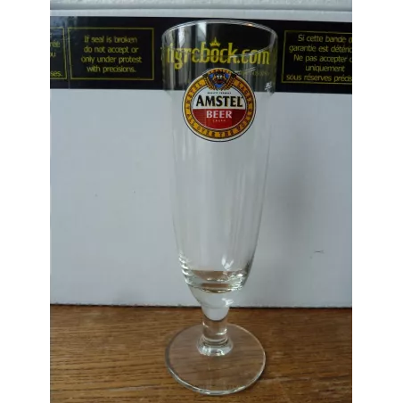 1 VERRE  AMSTEL 25CL HT 19.20CM