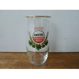 1 VERRE AMSTEL  POUSSET 25CL HT 12.50CM