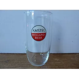 1 VERRE AMSTEL HOLLAND BEER  POUSSET  25CL HT 12.50CM