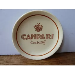 COUPELLE CAMPARI  DIAMETRE 10CM  LONGWY FRANCE