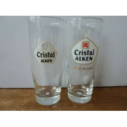 2 VERRES CRISTAL ALKEN 25CL...