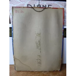 TOLE BERGER MIDI  7 HEURES  L'HEURE DU BERGER 33CM X25CM