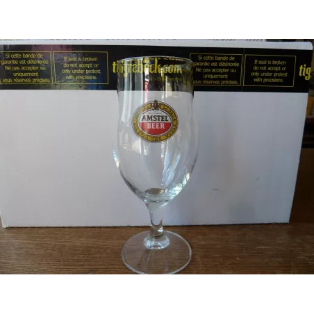 1 VERRE AMSTEL BEER 40CL HT 20.30CM