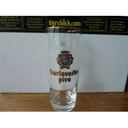 1 VERRE KARLOVACKO PIVO  50CL HT.18.50CM
