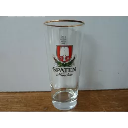 1 VERRE SPATEN MUNCHEN 25CL HT 15.20CM